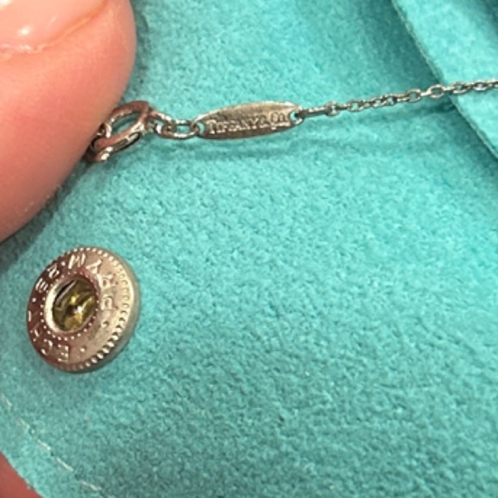 Tiffany & Co. Silver Teardrop Pendant Necklace - Picture 2 of 5